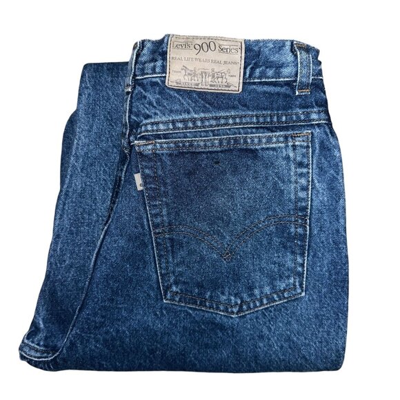 Levi's Denim - Vintage Levis Tapered Leg 900 Series Jeans Womens 14 31 Medium Wash Made USA